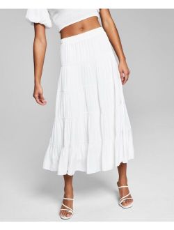 Fit & Flare Maxi Skirt