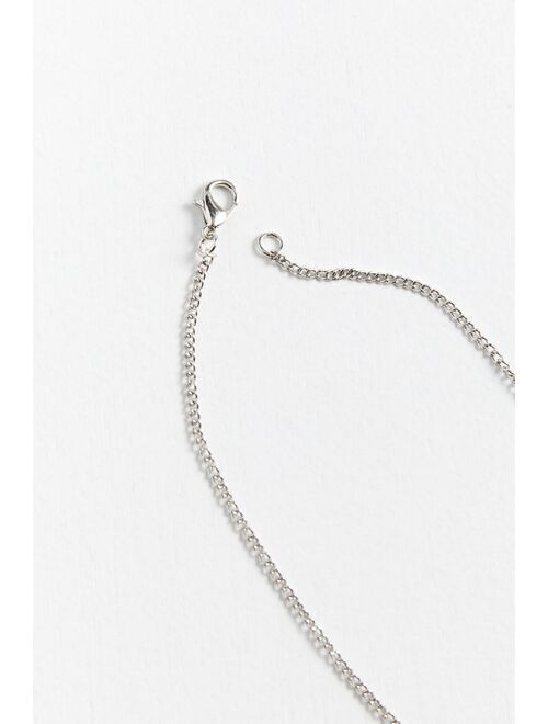 Urban Outfitters Checker Pendant Necklace