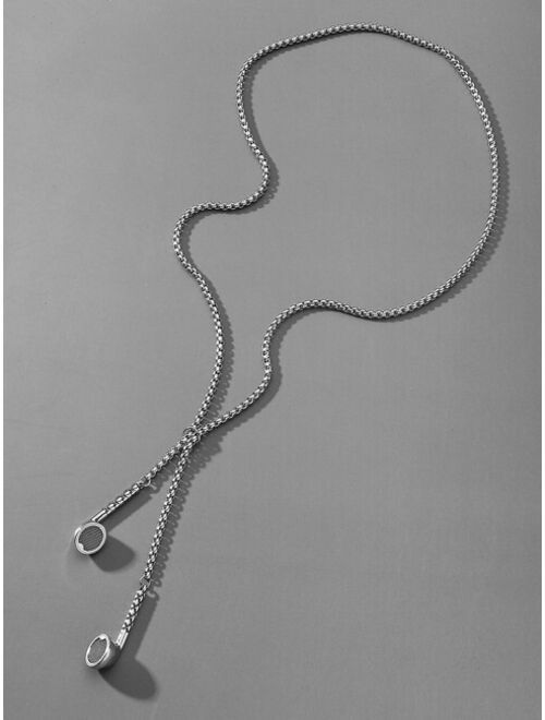 Shein Men Earphone Design Necklace