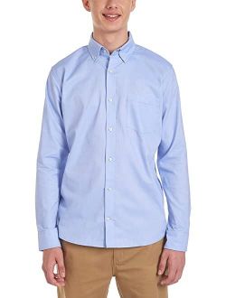 Uniform Men's Young Long Sleeve Button-Down Oxford Shirt