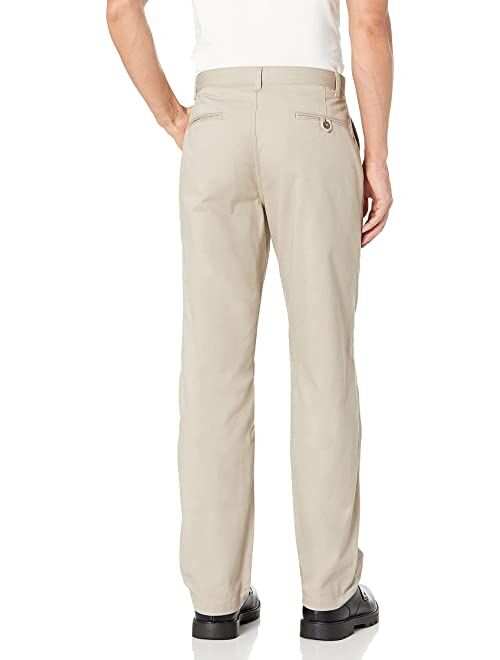 IZOD Young Men's Classic Fit Flat Front Twill Pant