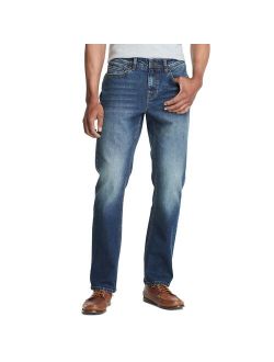 Relaxed-Fit Brushed-Back Jeans