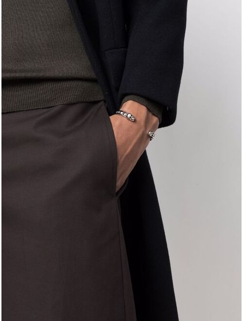 Alexander McQueen skull-motif bangle bracelet