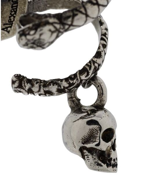 Alexander McQueen dropped-skull ear cuff
