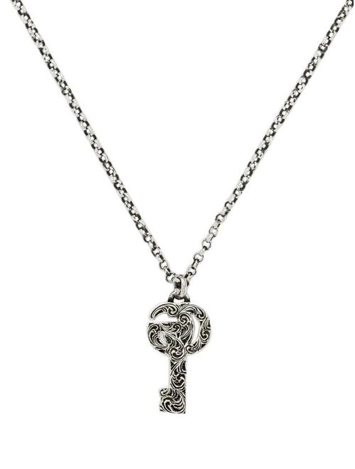 Gucci Double G key charm necklace