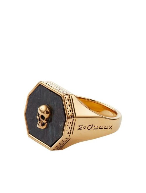 Alexander McQueen Skull signet ring