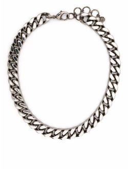 chain-link choker necklace