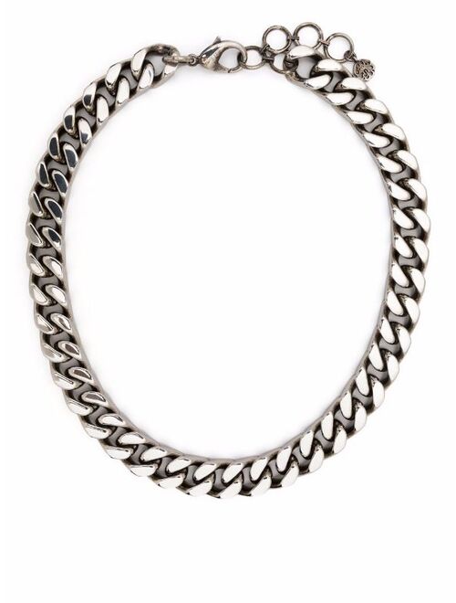 Alexander McQueen chain-link choker necklace