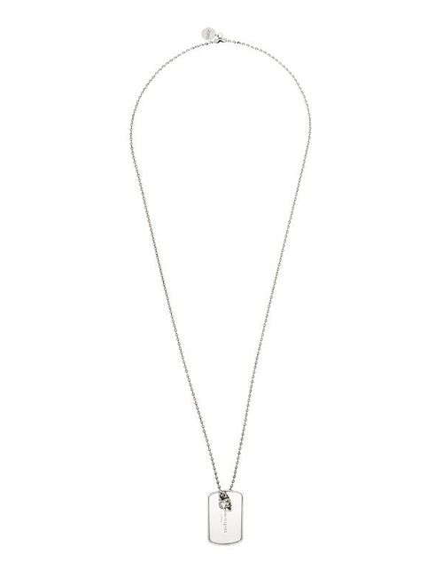 Alexander McQueen identity tag necklace