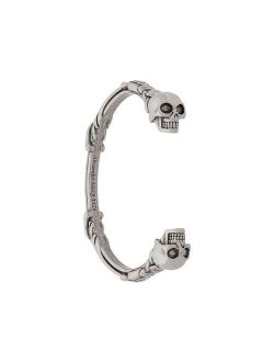 twin skull bracelet