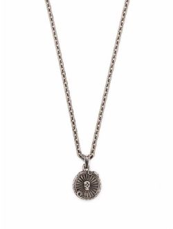 snake medallion coin necklace