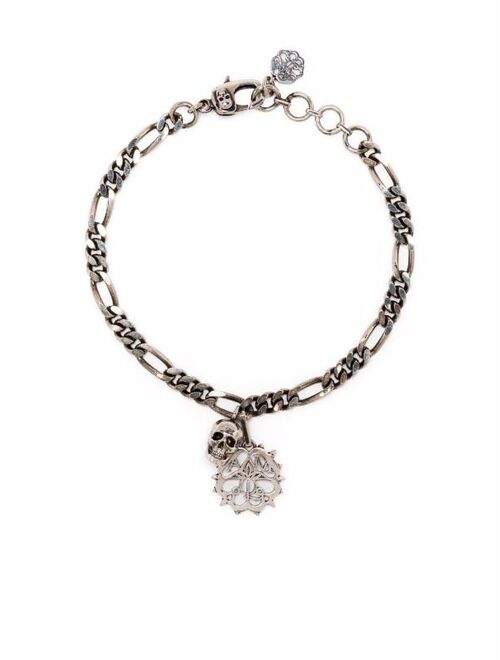 Alexander McQueen Skull charm chain bracelet
