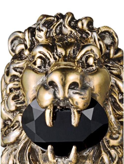 Gucci Lion head ring with Swarovski