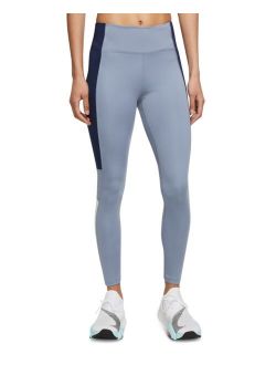 Dri-FIT One Plus Size Color-Block Mid-Rise 7/8 Tights