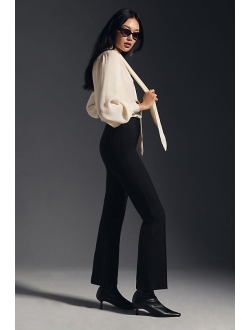 The Margot Cropped Kick Flare Knit Pants