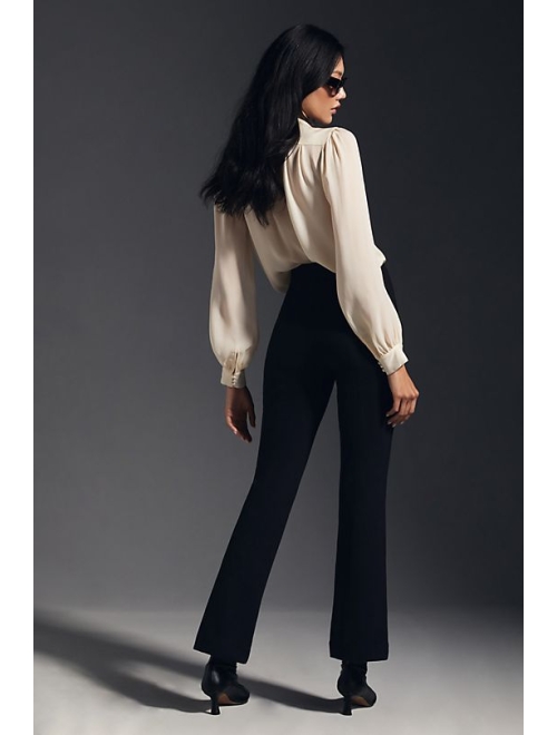 Maeve The Margot Cropped Kick Flare Knit Pants