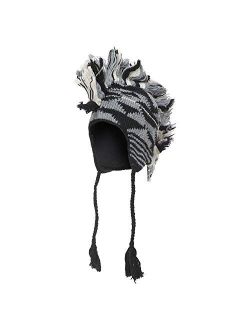 THE COLLECTION ROYAL Mohawk Woolen Lined Beanie Ear Flap Hat