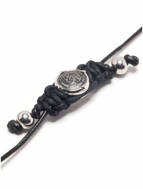 Diesel bead-chain rope bracelet