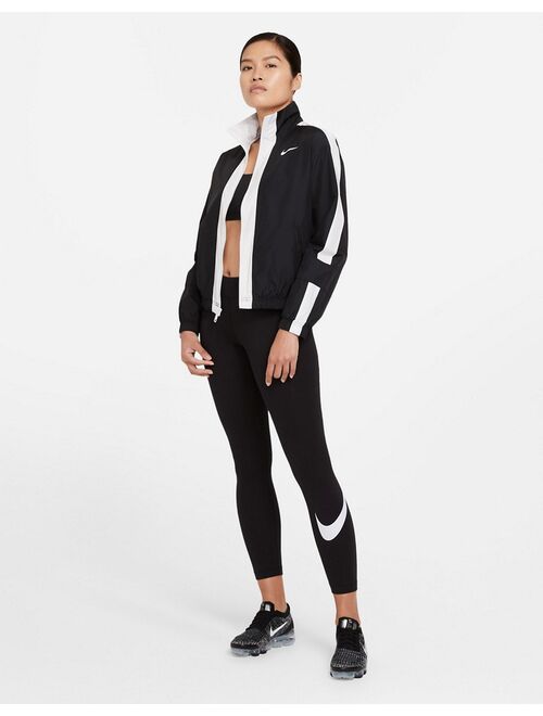 Nike Essentials Swoosh leggings in black