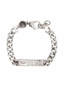 logo-engraved ID bracelet