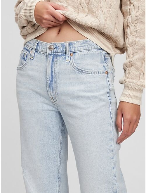 GAP Mid Rise '90s Loose Jeans in Organic Cotton with Washwell