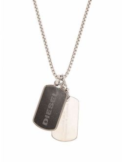 double dog-tag necklace