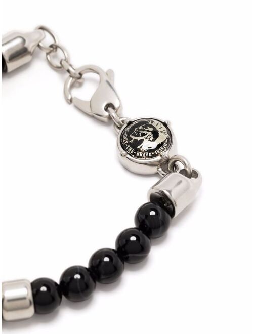 Diesel mixed-charm bead bracelet