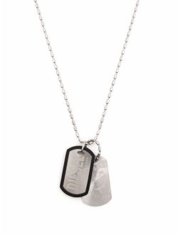 dog-tag necklace