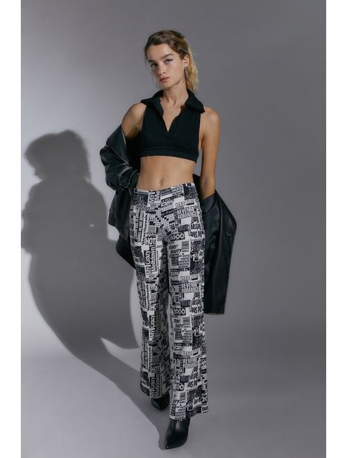 Urban Outfitters UO Dalila Low-Rise Flare Pant