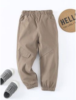 Toddler Boys Elastic Waist Joggers