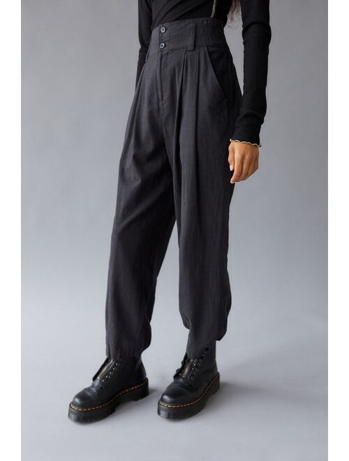 Urban Outfitters UO Sloane Linen Tapered Pant
