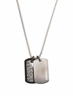 double dogtag necklace