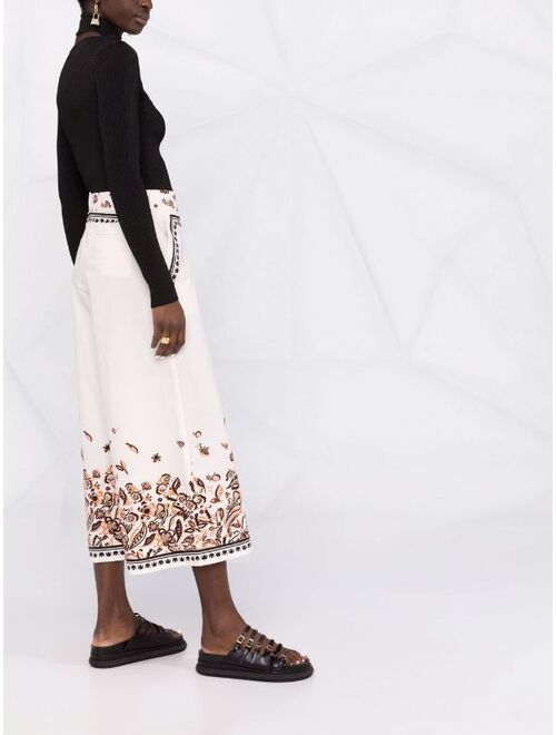 La DoubleJ Fauve print culottes