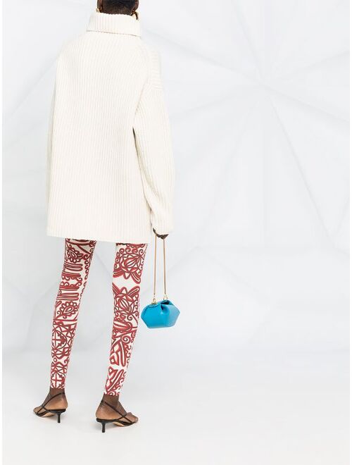 La DoubleJ printed stretch leggings