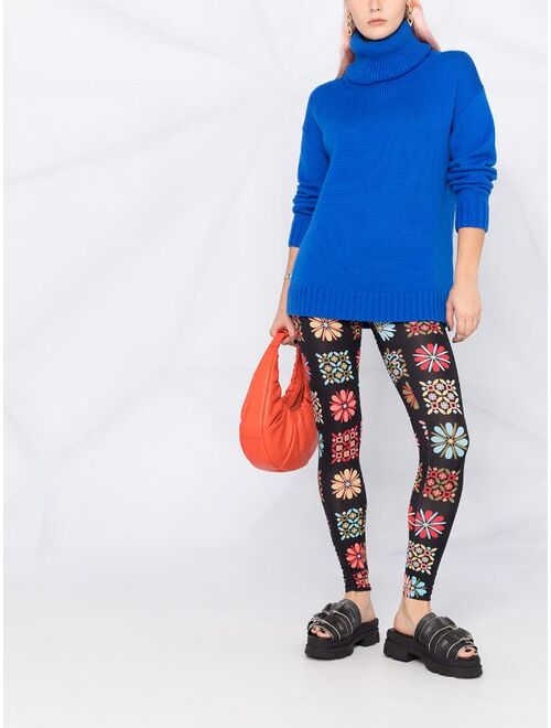 La DoubleJ floral stretch leggings