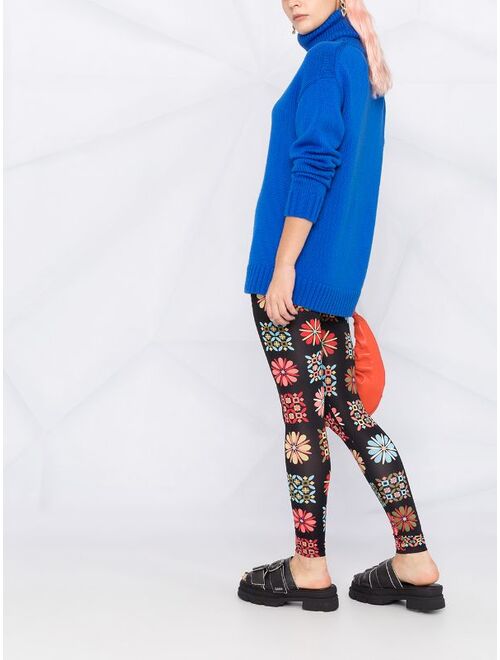 La DoubleJ floral stretch leggings