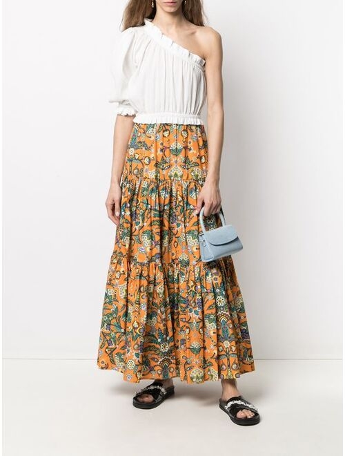 La DoubleJ floral print maxi skirt