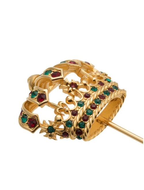 Dolce & Gabbana crown brooch