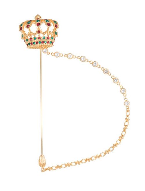 Dolce & Gabbana crown pin brooch