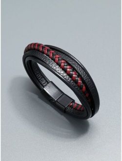 Men Woven Design Bracelet