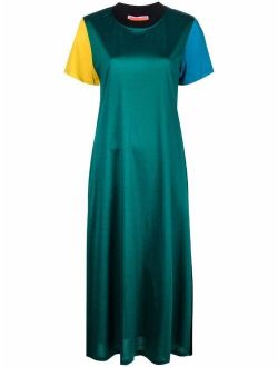 colour-block sporty swing dress