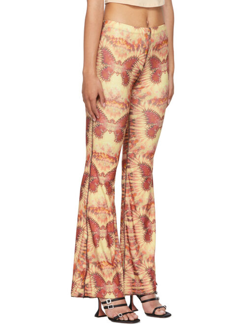 OMIGHTY SSENSE Exclusive Orange & Brown Butterfly Trousers