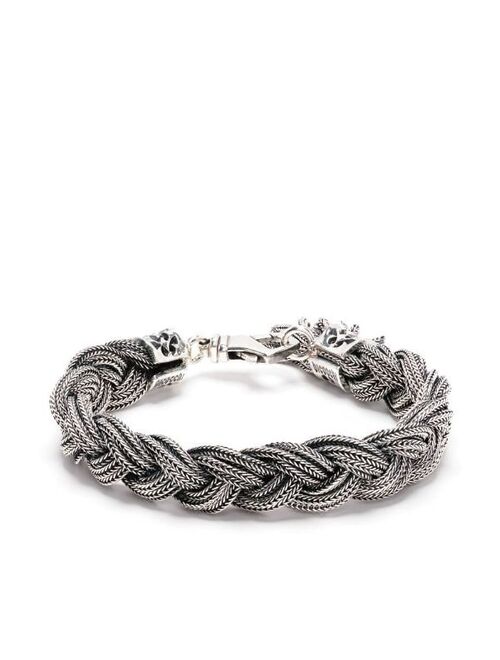 Emanuele Bicocchi woven chain bracelet