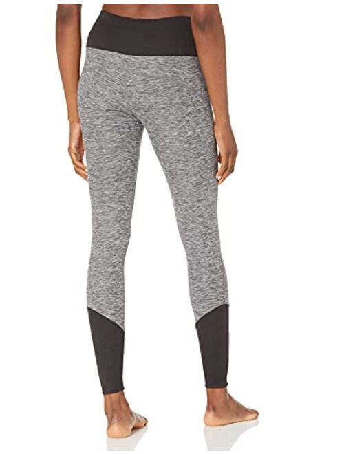 Core 10 Women's High-Waisted Yoga Legging with Ribbed Cuffs