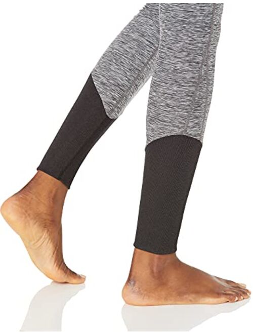 Core 10 Women's High-Waisted Yoga Legging with Ribbed Cuffs