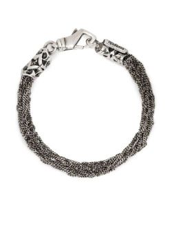 crocheted chain bracelet