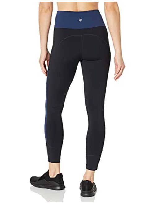 Amazon Brand - Core 10 Women's (XS-3X) Onstride Color Block High Waist Workout Legging - 26"