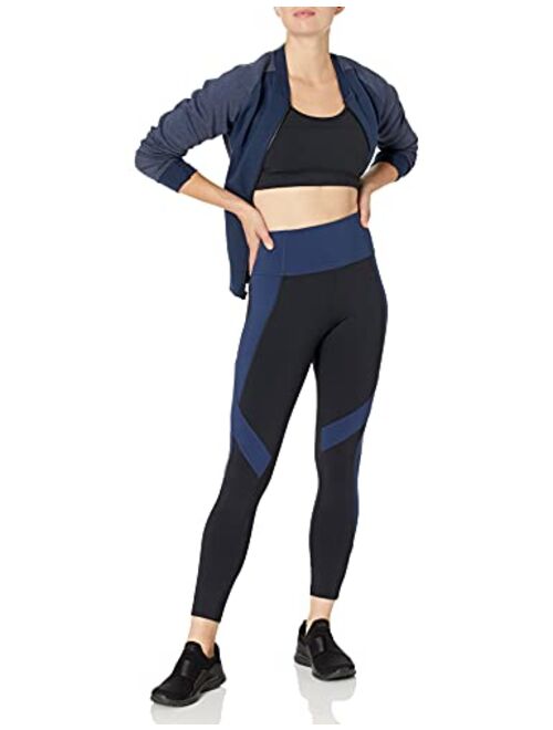 Amazon Brand - Core 10 Women's (XS-3X) Onstride Color Block High Waist Workout Legging - 26"