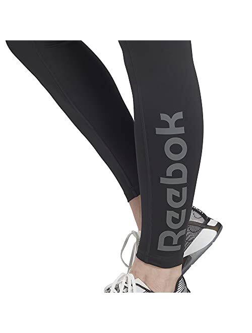 Core 10 by Reebok Women's Sweat-Wicking Mid-Rise Leggings