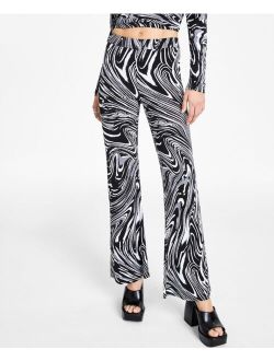 Printed Flare-Leg Pants, Created for Macy's